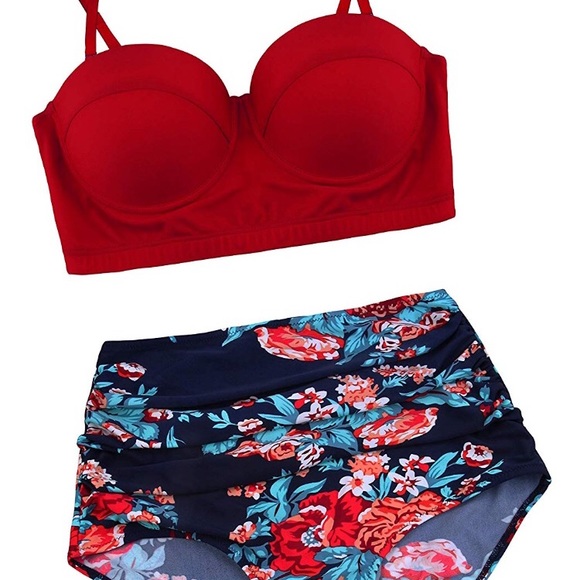 Other - NEW Retro Vintage 2pc Swimsuit